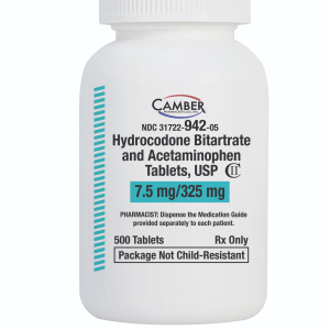 Hydrocodone  7.5mg